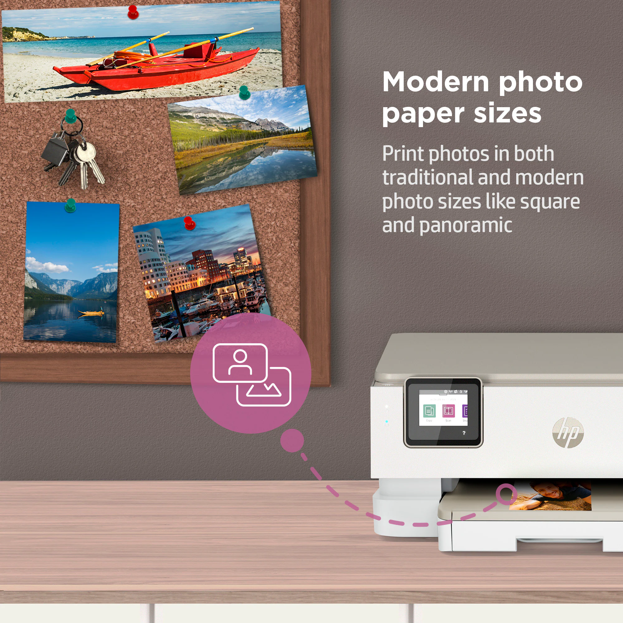 Envy 7255e Wireless Photo All-in-One Color Inkjet Printer for Home and Creative Printing - Image 4