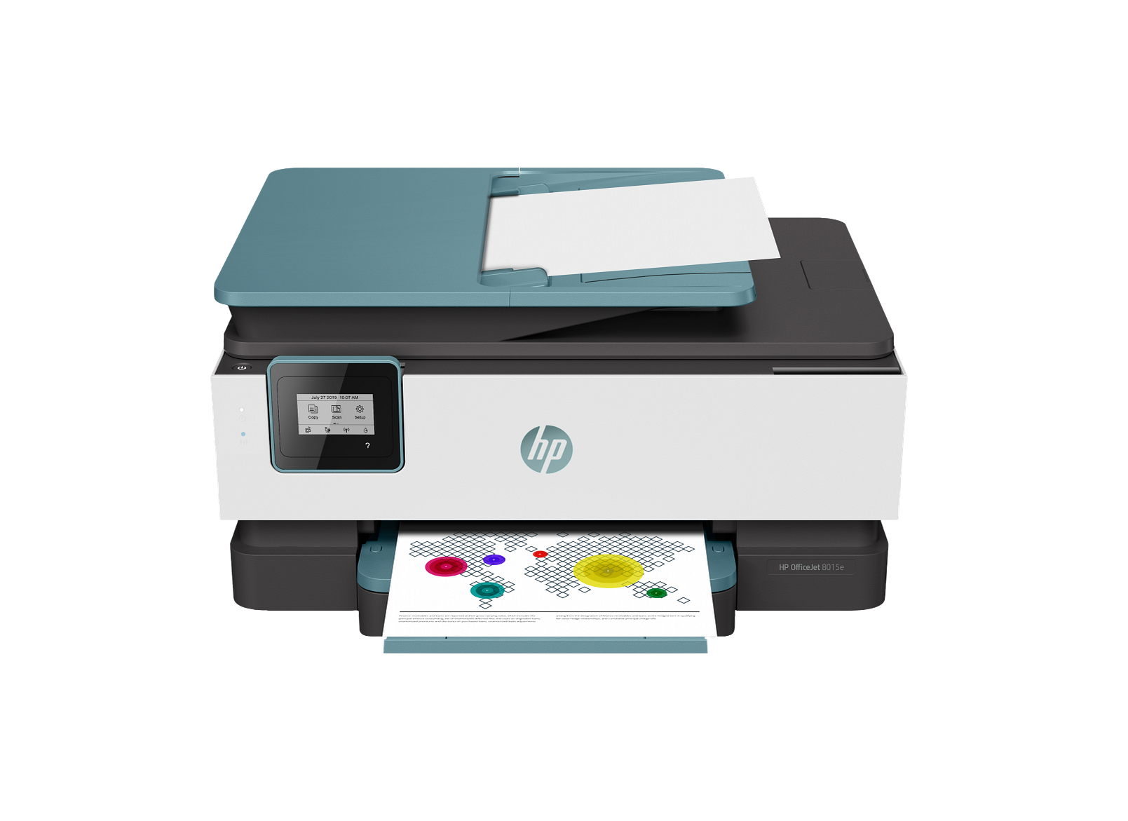 OfficeJet 8015e Wireless All-in-One Color Inkjet Printer with Print Scan Copy for Office Use