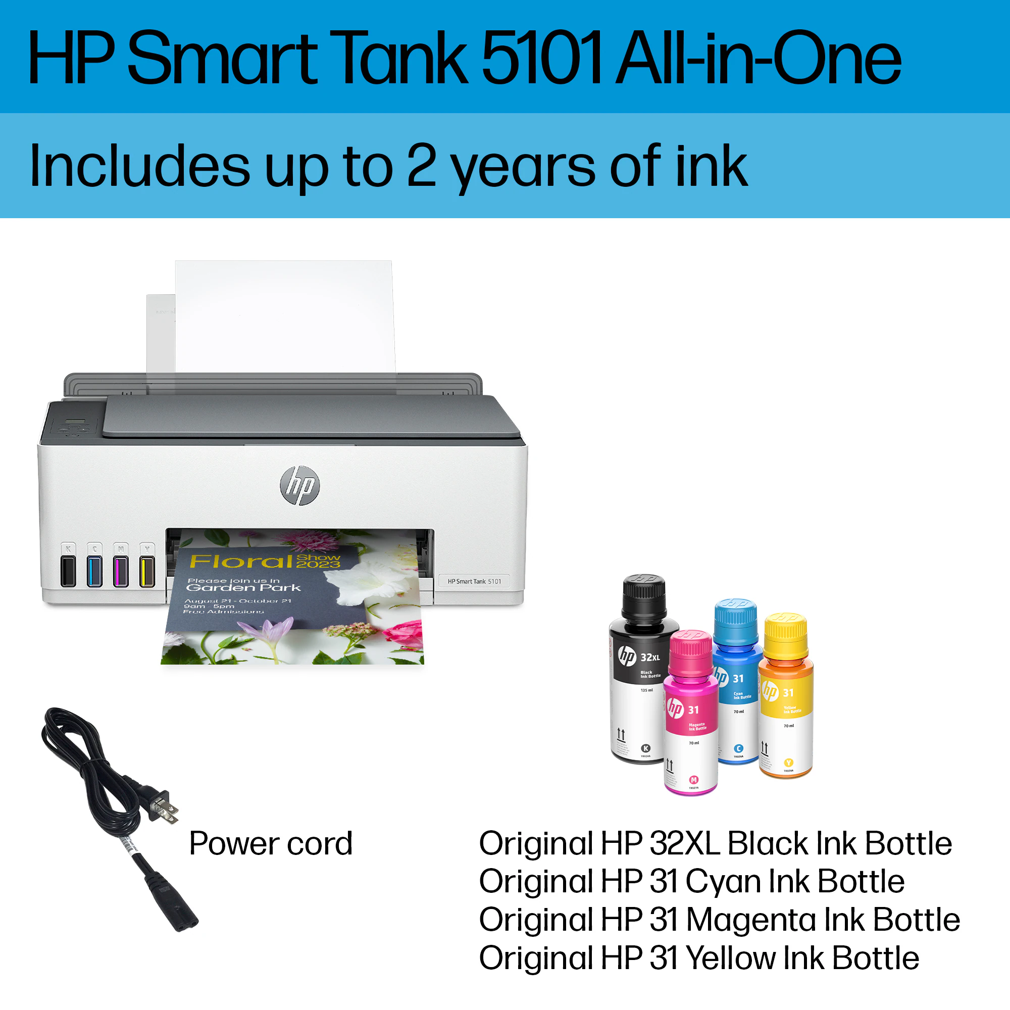 Smart Tank 5101 Wireless Ink Tank Printer for High Volume Home Printing - Image 3