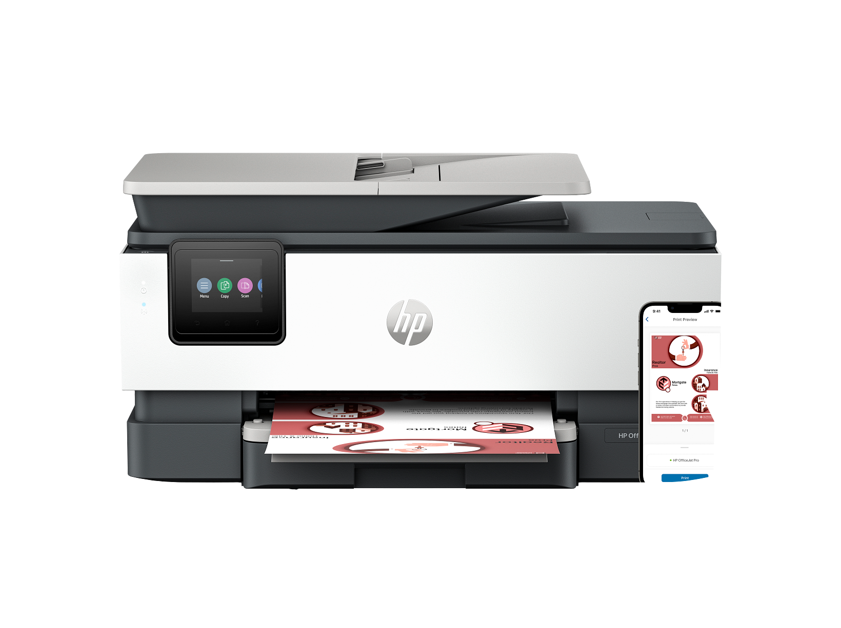 OfficeJet 8139e Wireless All-in-One Color Inkjet Printer with Auto Duplex Printing and Ink Trial
